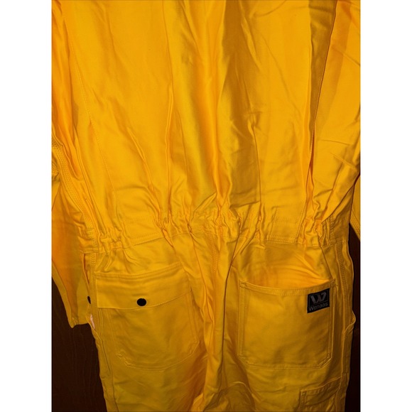WENAAS ANTIFLAME COVERALLS Yellow Flame-Resistant Workwear Size 46 NWT - Picture 12 of 16